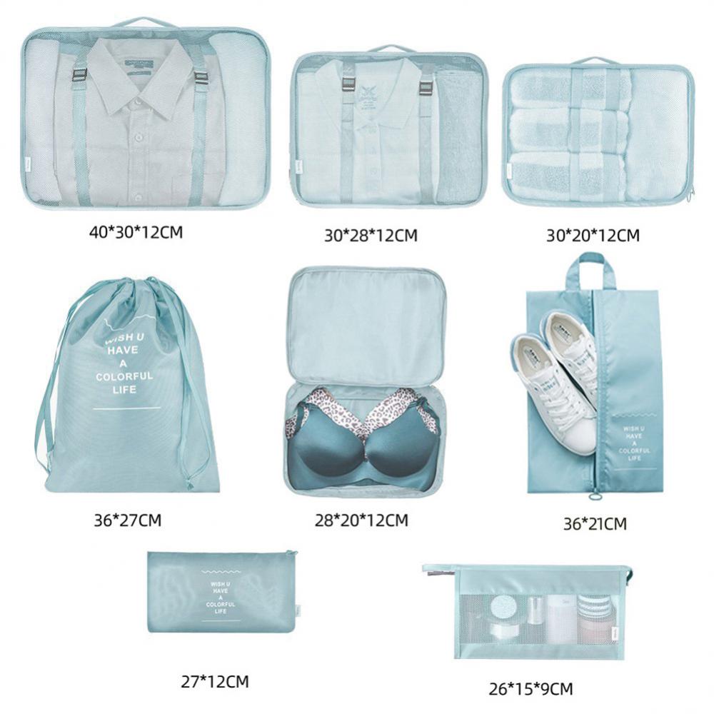 8-Piece Packing Cube Set photo 3